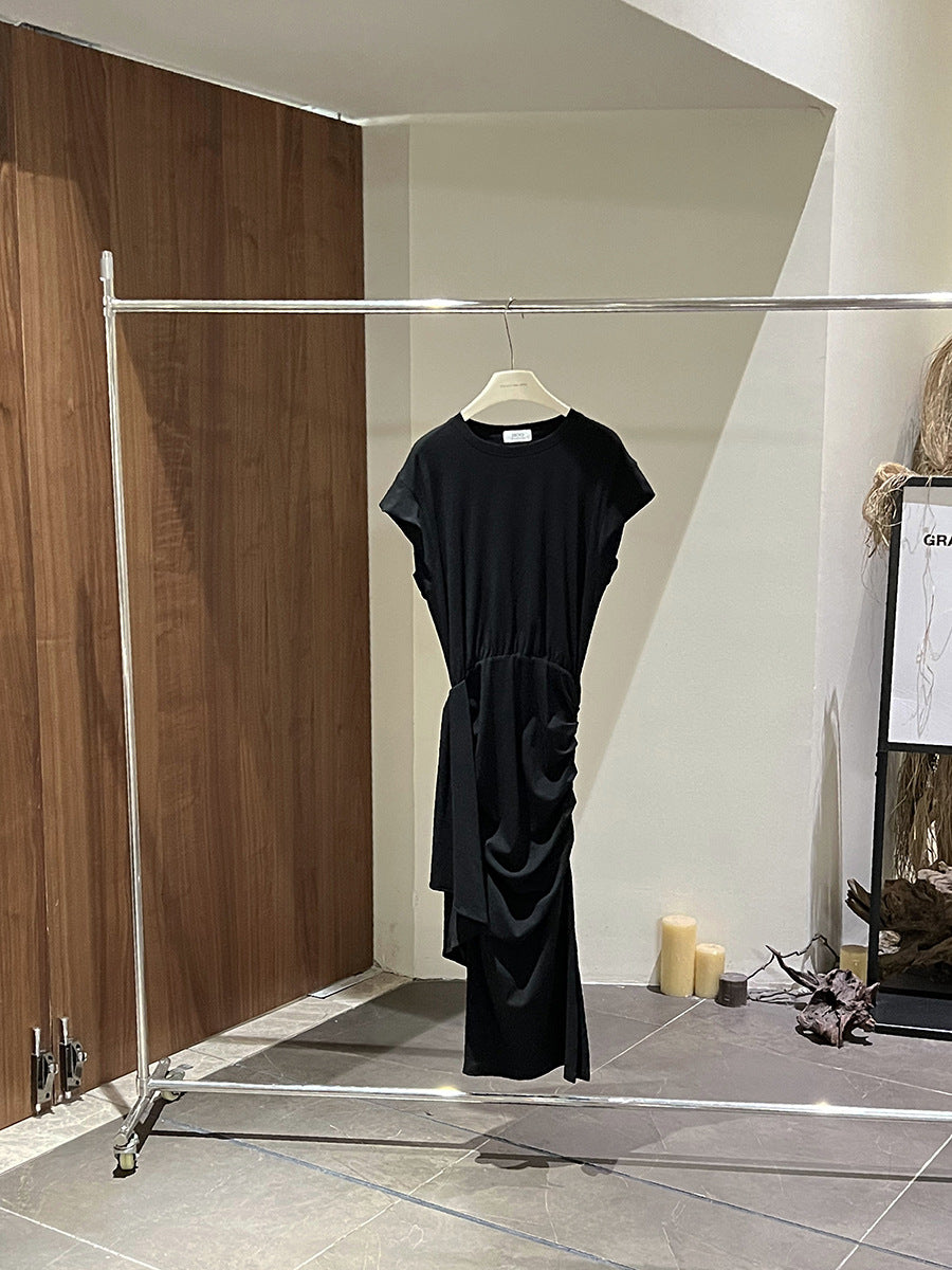 Dame Elegant Maxikjole med raffinerede Draperinger Stilla