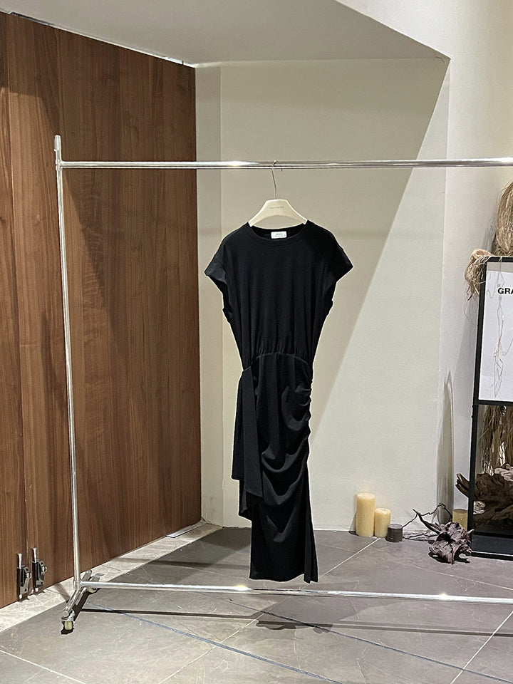 Dame Elegant Maxikjole med raffinerede Draperinger Stilla