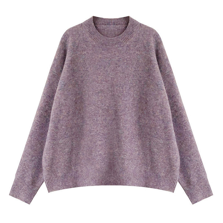 Kvinders oversized strikket sweater med ribbede detaljer Stilla