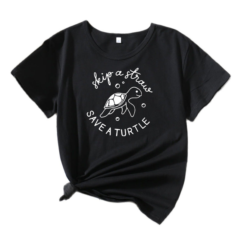 Kvinder eco-bevidst grafik T-shirt Stilla