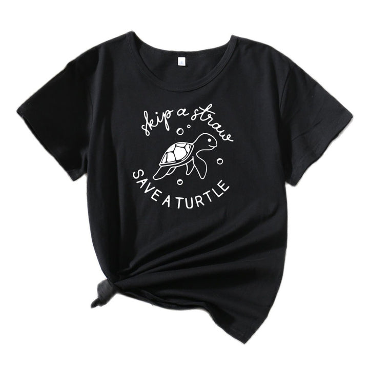 Kvinder eco-bevidst grafik T-shirt Stilla