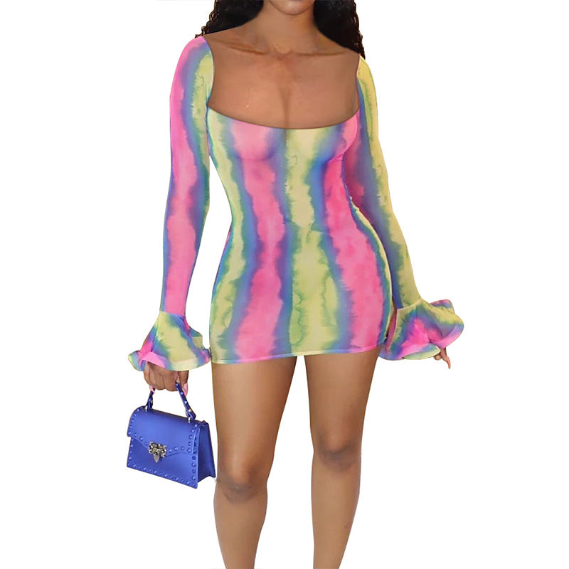 Dame Transparent Minikjole Stilla