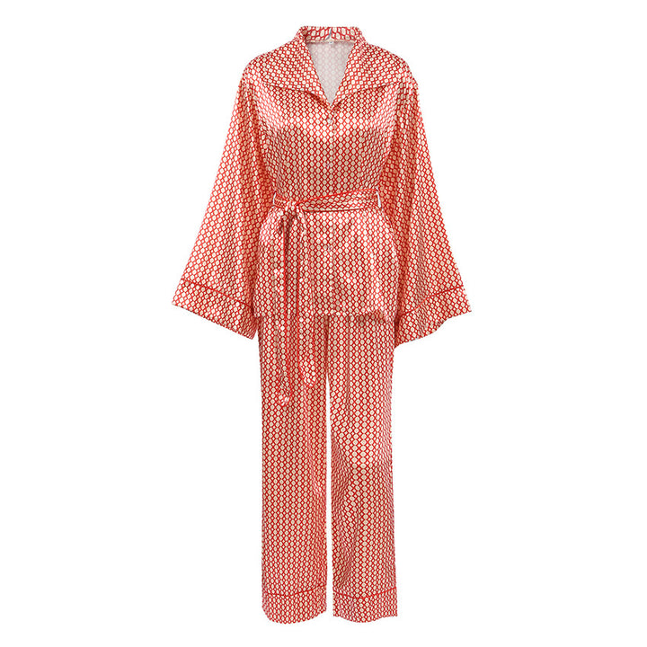 Dame elegant Jumpsuit med løse ærmer og taljebælte Stilla