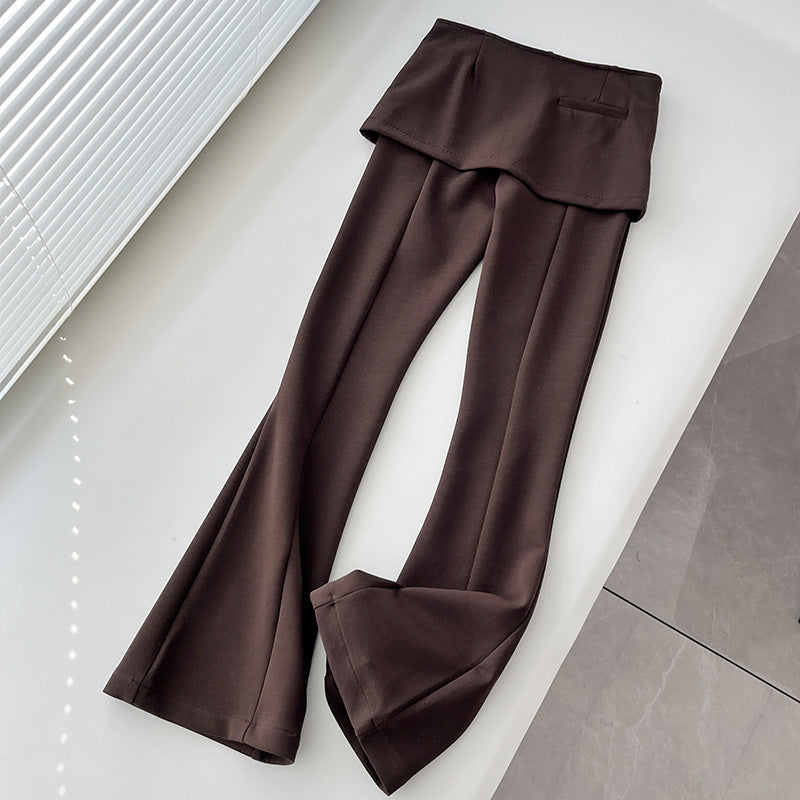 Dame klassisk flared bukser stil
