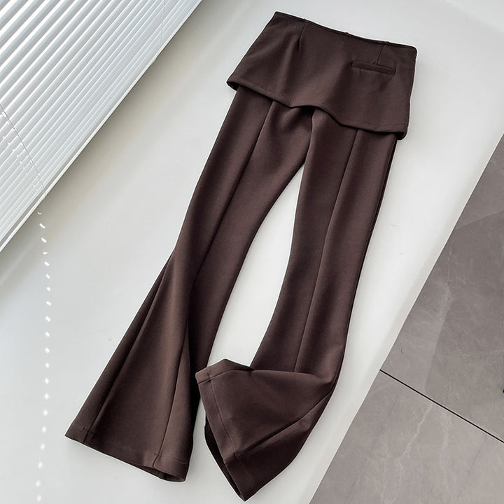 Dame klassisk flared bukser stil
