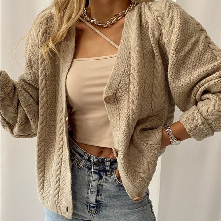 Kvinders cardigan med generøs pasform og struktureret design Skovae