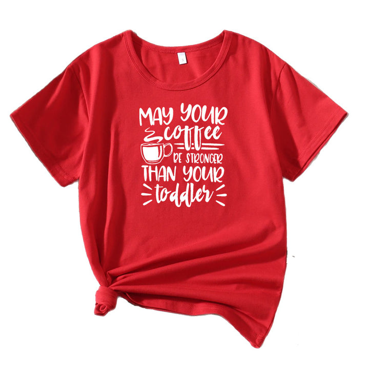 Dame Relaxed Fit Kaffeelsker T-shirt Stilla