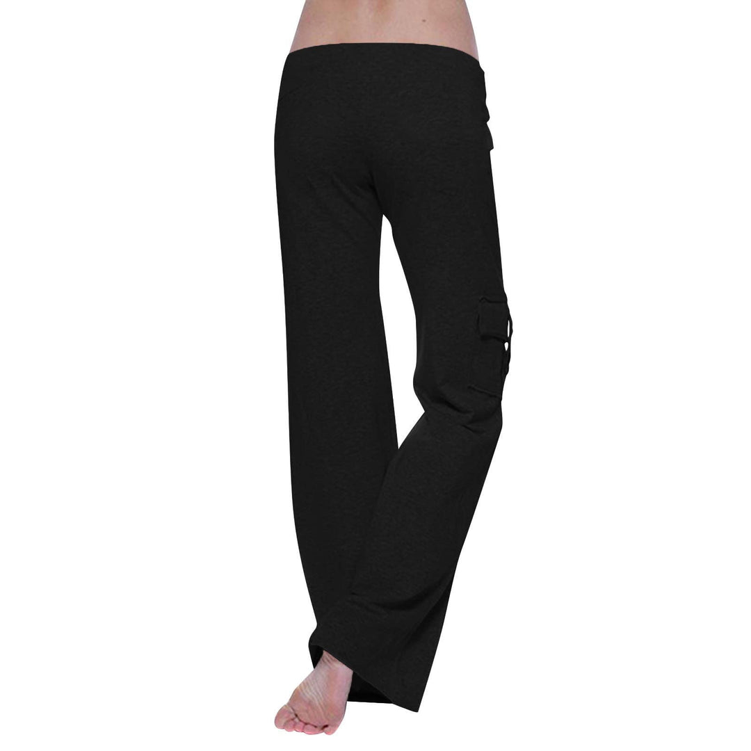 Dame casual cargo-bukser med elastisk talje og praktiske lommer Stilla