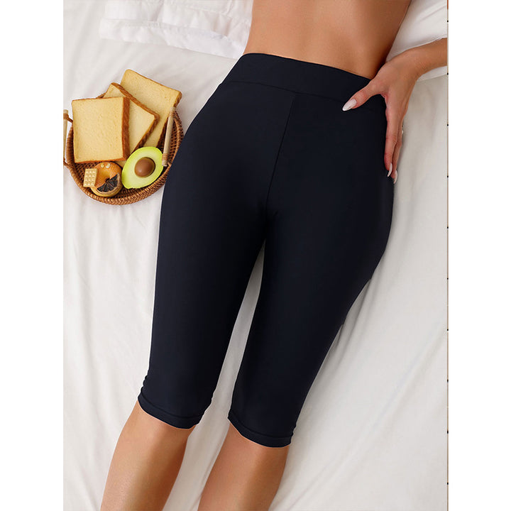 Dame Sporty 3/4 Leggings med høj taljebånd og åndbart materiale Stilla