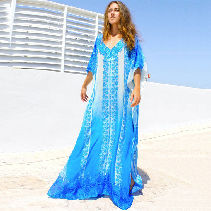 Dame Kaftan Kjole Stilla