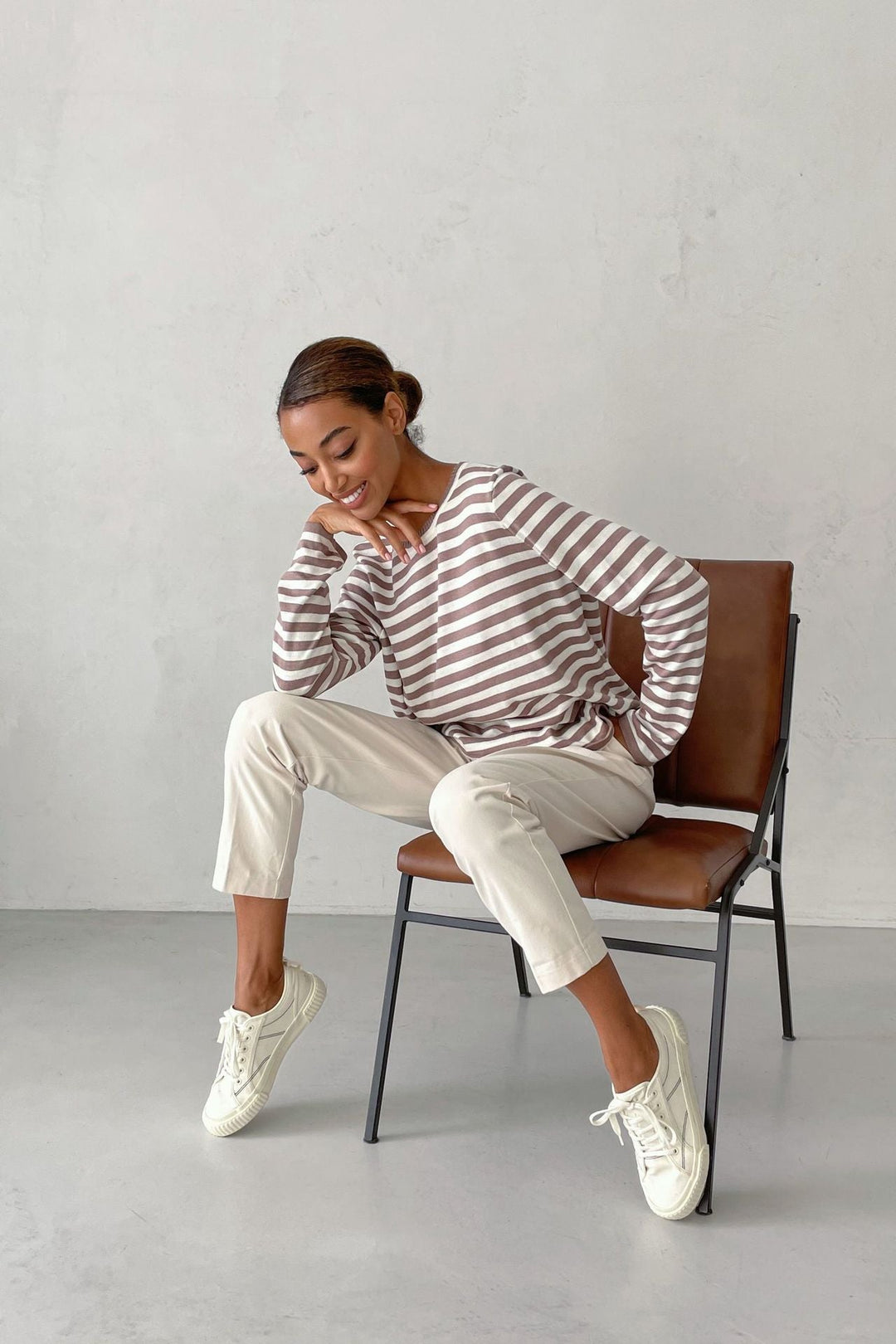 Stilla | Klassisk Stribet Sweater