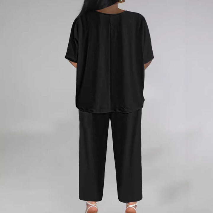 Dame Relaxed Fit To-Delt Loungewear Sæt Stilla