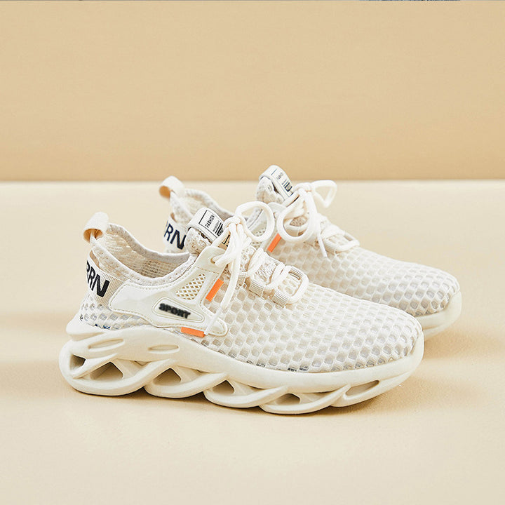 Herre Let Åndbar Sports Sneakers med Polstret Sål Stilla