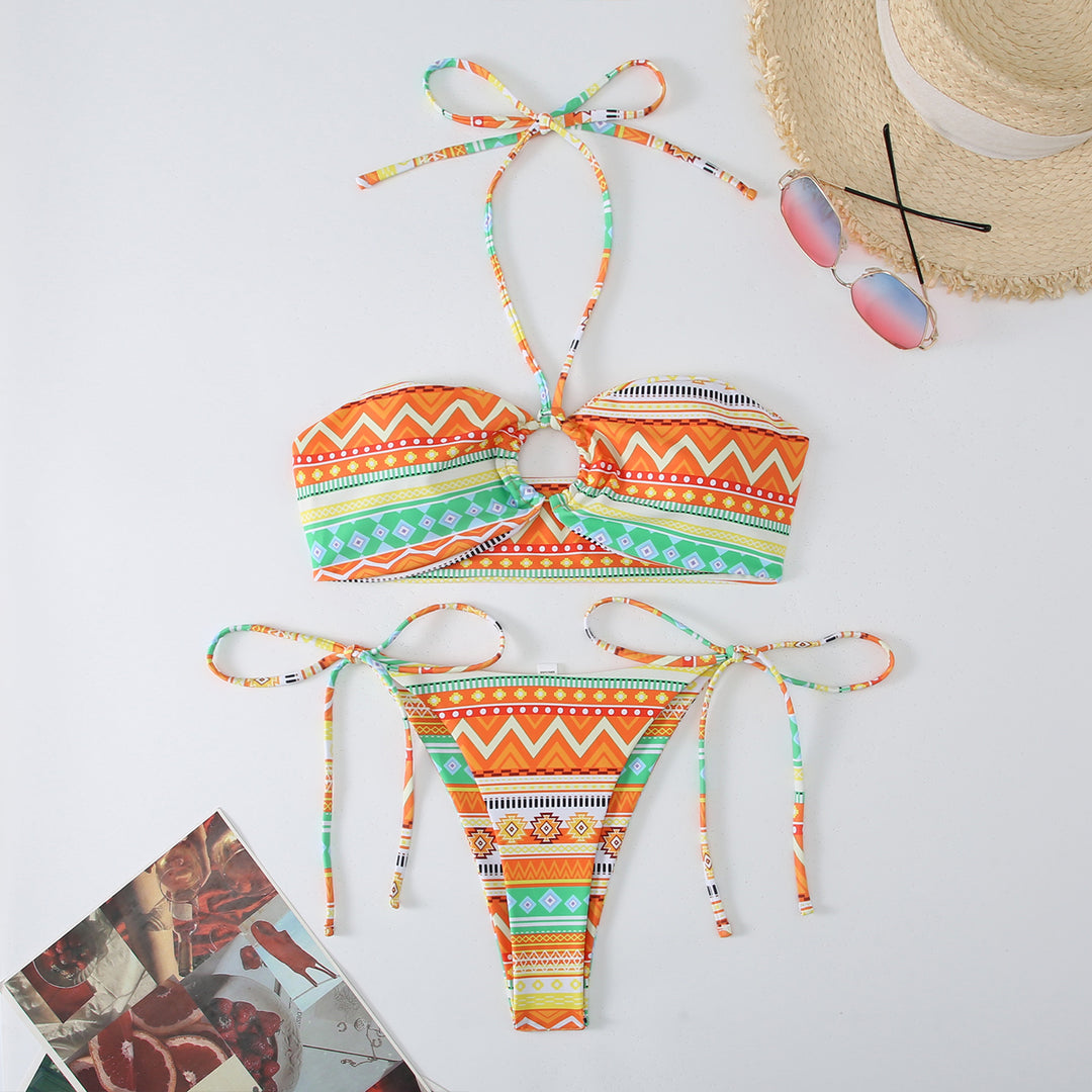 Femme Bandeau Bikini Sæt Stilla