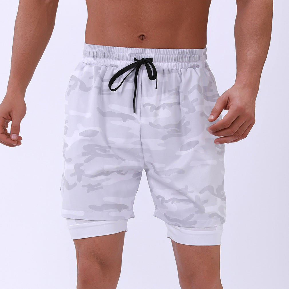 Herre sportlige badeshorts med indbygget inderside og elastisk talje Stilla