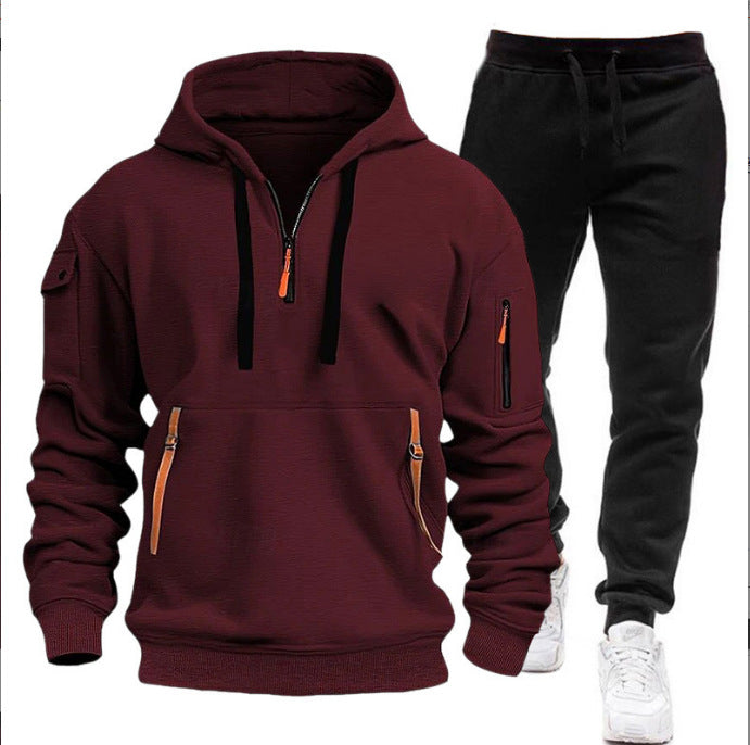 Dame hoodie med funktionelle lynlåslommer og atletisk fit Skovae