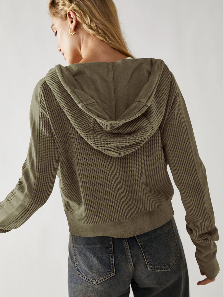 Dame sporty jakke med struktureret overflade Stilla