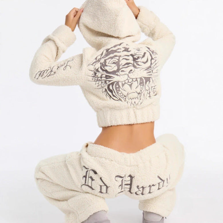 Damernes hyggelige hoodie med matchende loungebukser Stilla