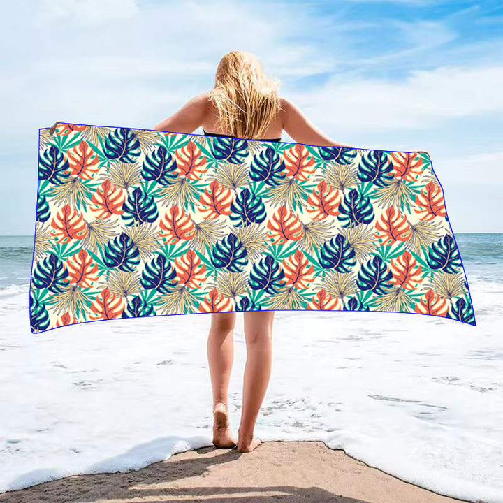 Dame Strandhåndklæde med glad sommerdesign Stilla