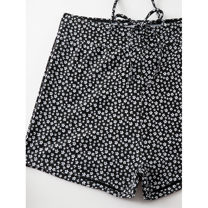 Dame Floral Print Bralette og Shorts Badetøj Sæt Stilla