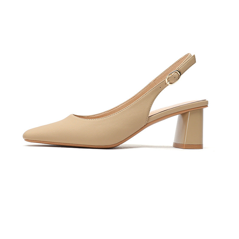 Dame Slingback Blokhæl Pumps Stilla