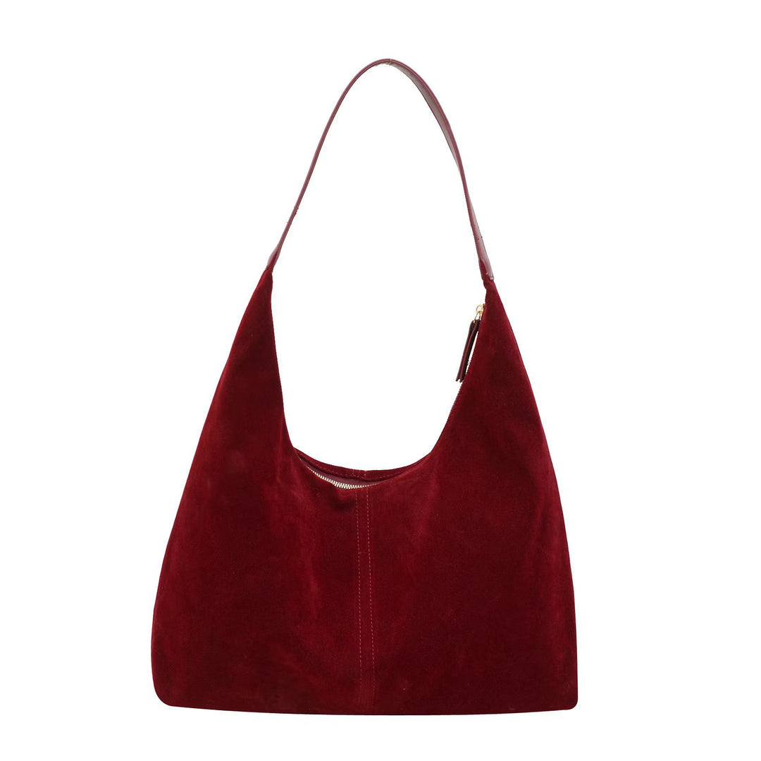 Femme Suede Hobo Skuldertaske Stilla