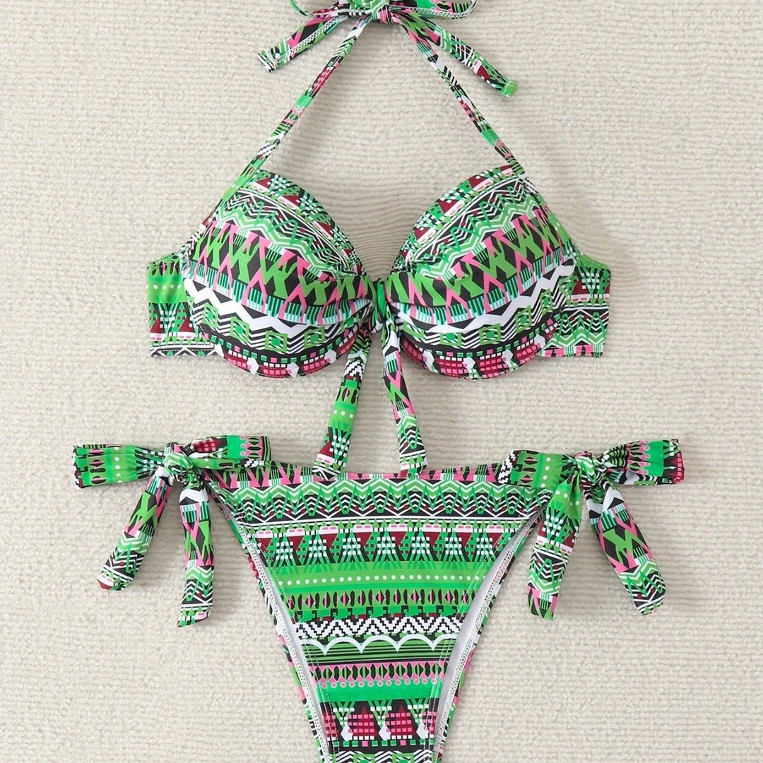 Dame Rynke Trekant-Bikini-Sæt Stilla 1750839506