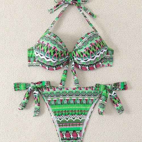 Dame Rynke Trekant-Bikini-Sæt Stilla 1750839506