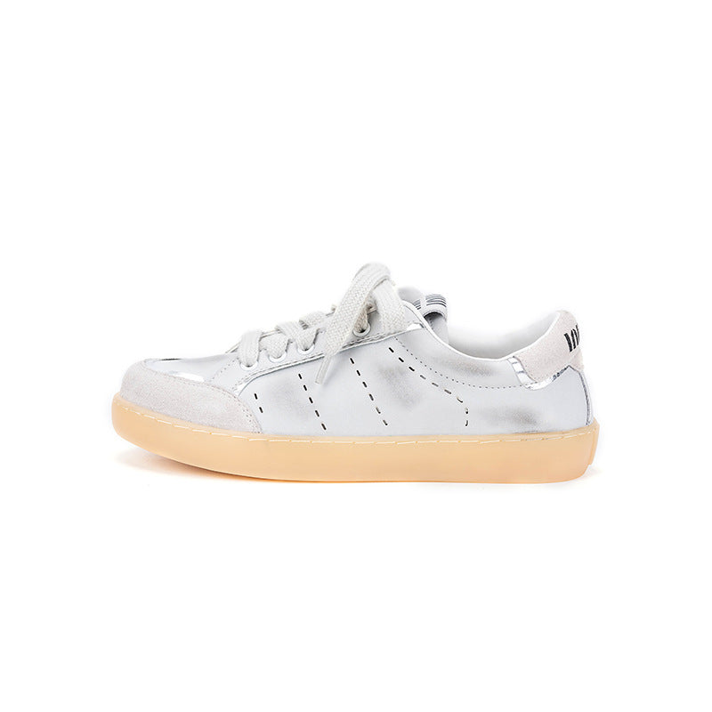 Dame sneakers i moderne metallic-design med åndbare egenskaber Stilla