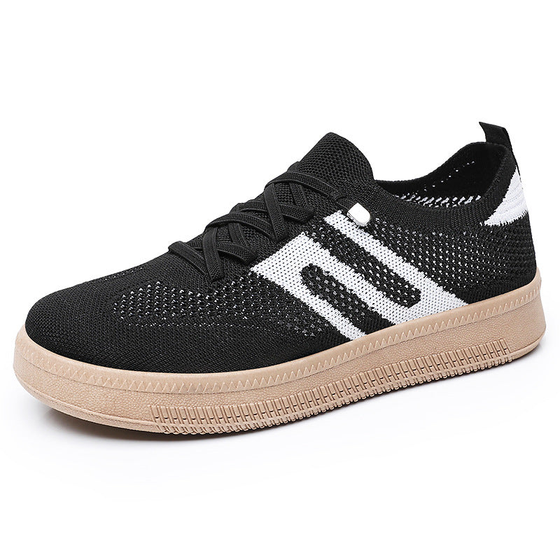 Femme Åndbare Strik Snørebånd Sneakers Stilla