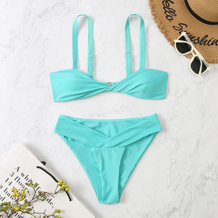 Dame Twist Front Bikini Sæt Stilla