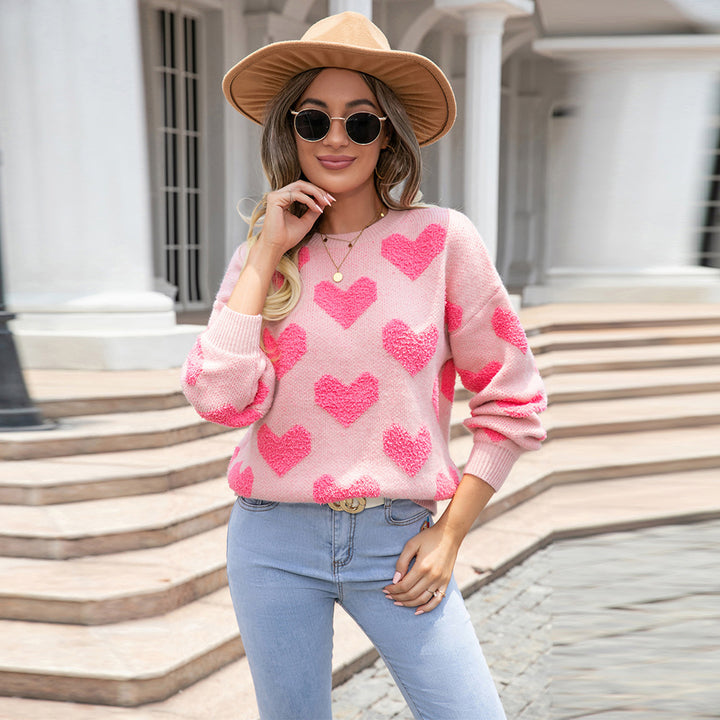 Kvindernes sweatshirt med hjerte design Stilla