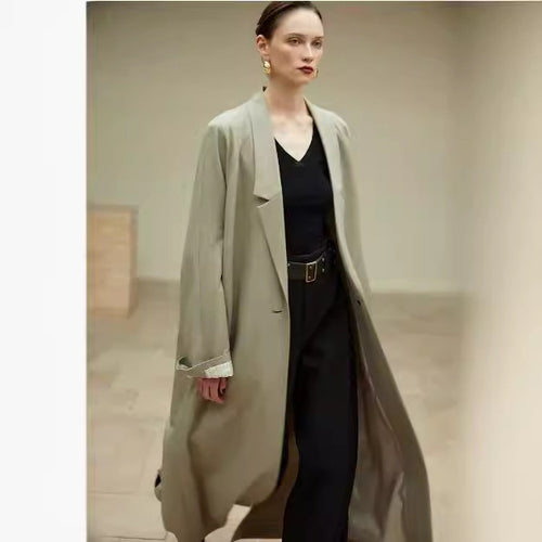 Kvinders løst faldende oversized frakke Stilla