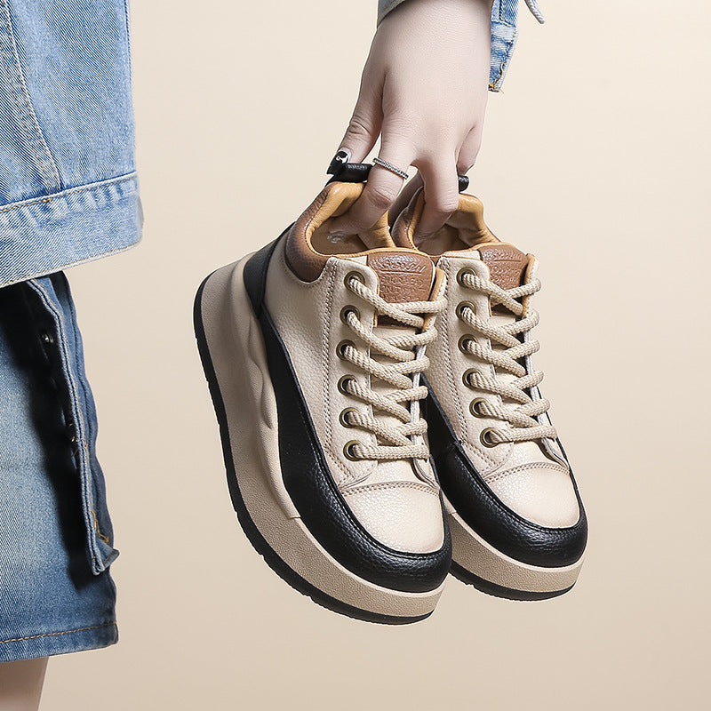 Dame Chunky Sneakers med åndbart overtøj og skridsikker sål Stilla
