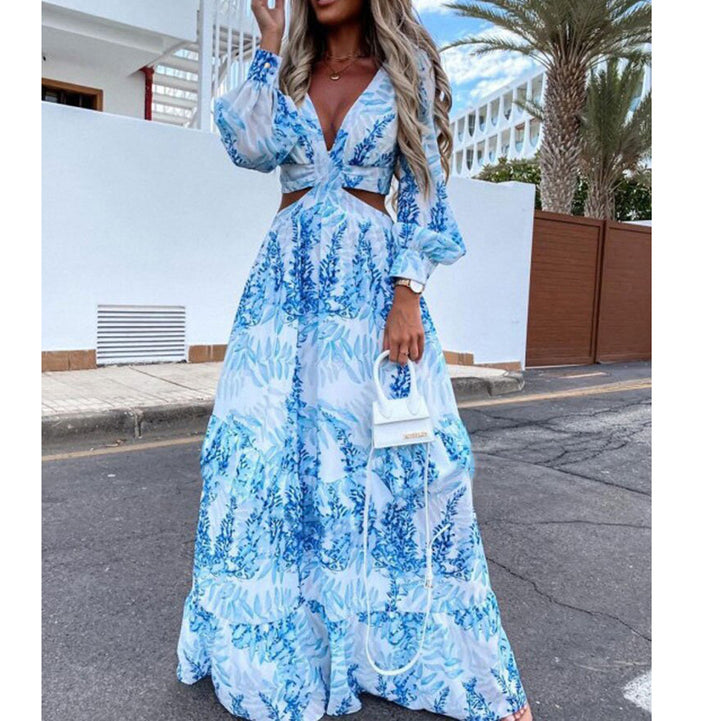 Dame Bohemian Maxi Kjole Stilla