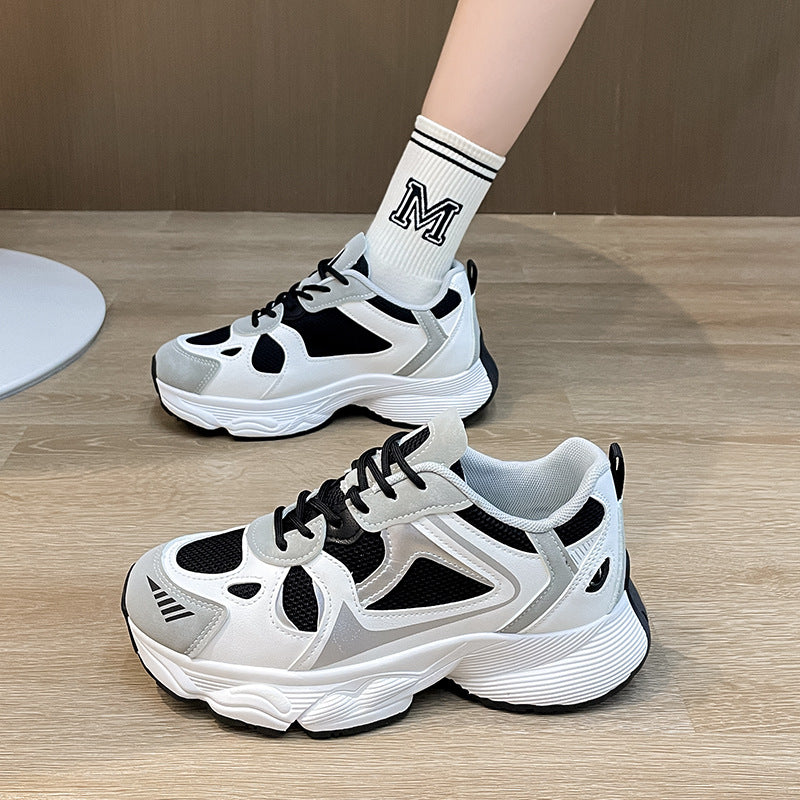 Damer sporty sneakers med åndbart mesh-overmateriale og dæmpende ydersål Stilla