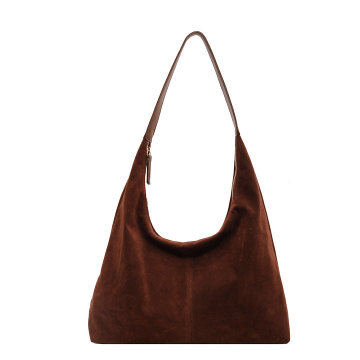 Femme Suede Hobo Skuldertaske Stilla