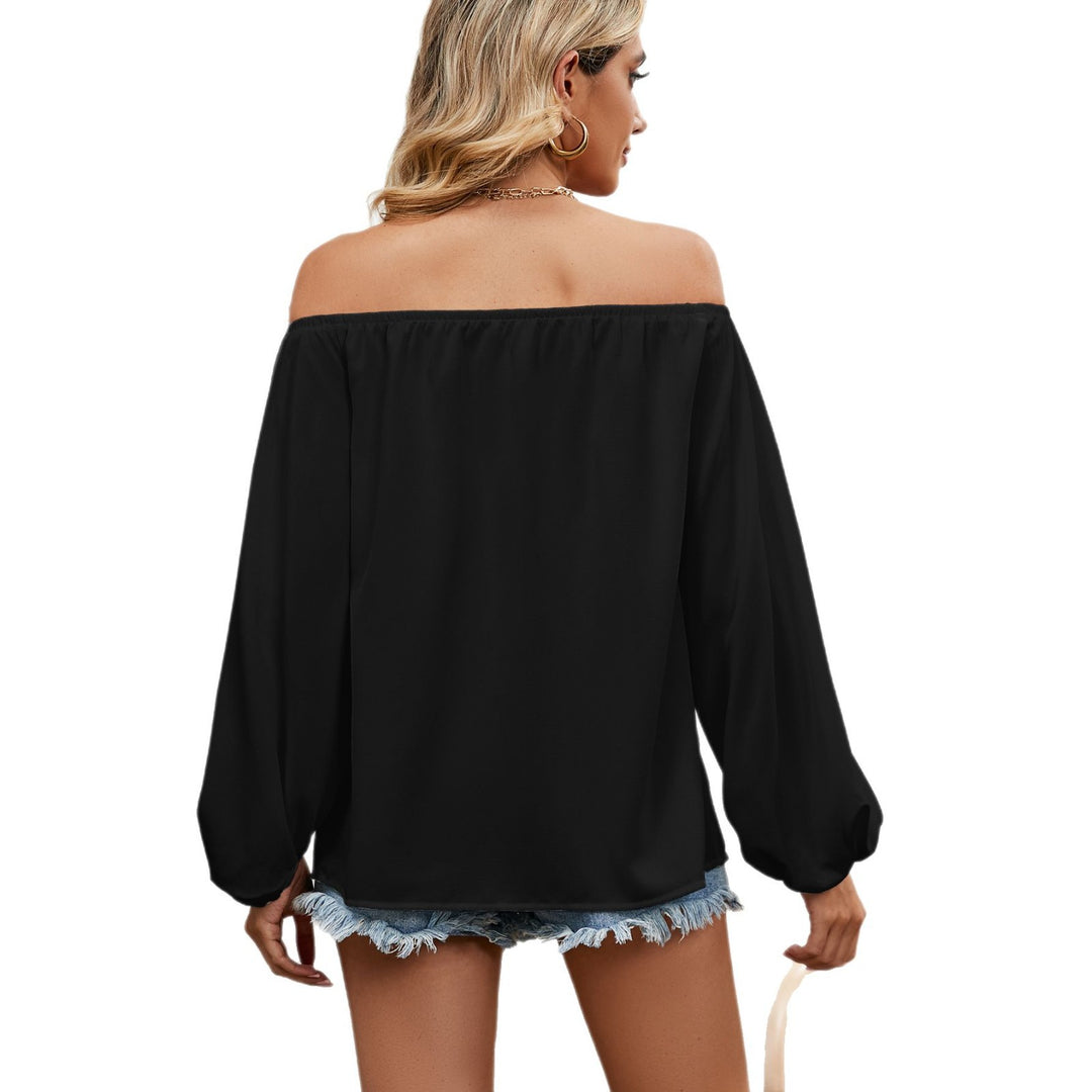 Dame Off-Shoulder Bluse med Puffærmer Stilla