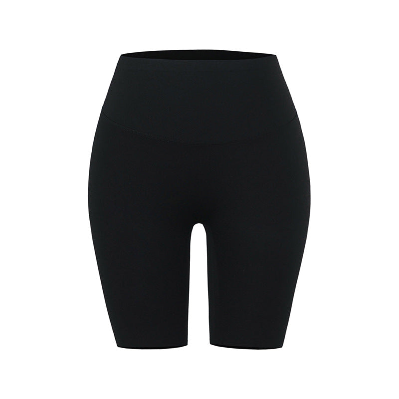 Dame high-waist sportshorts med åndbart materiale og elastisk komfortbånd Stilla
