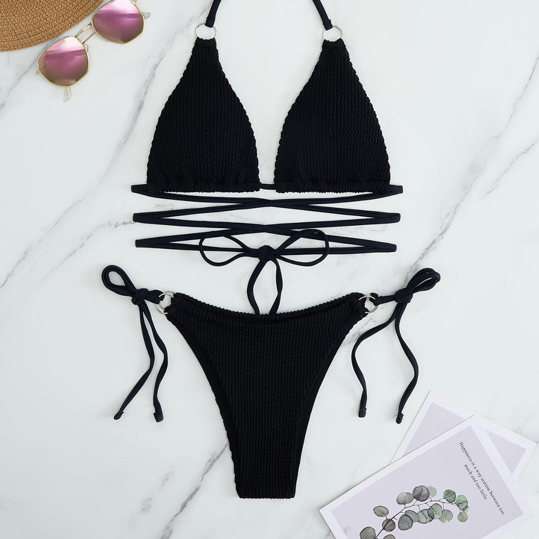 Dame bikinisæt med legende sommerfugledesign Skovae