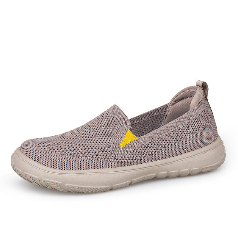 Damer nan sømløs strik-sneakers med ergonomisk fodsengsprofil og stødabsorberende letvægts sål Skovae