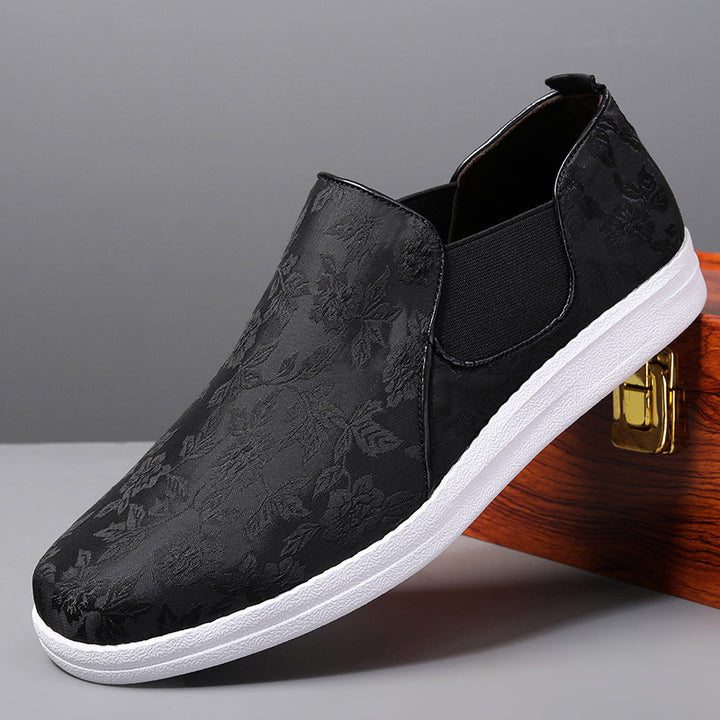 Herre Elegant Blomster Slip-On Sneakers Stilla