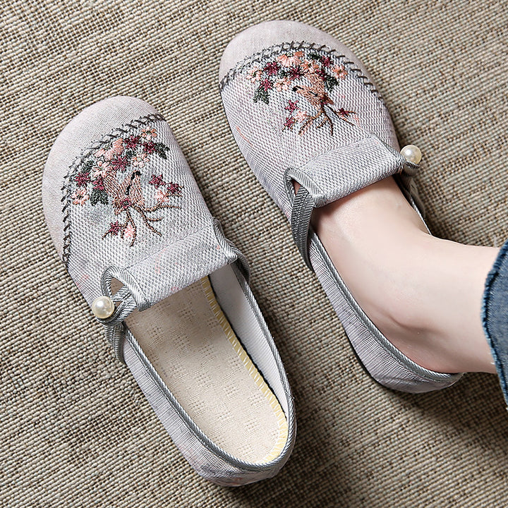 Femme broderede slippers Stilla
