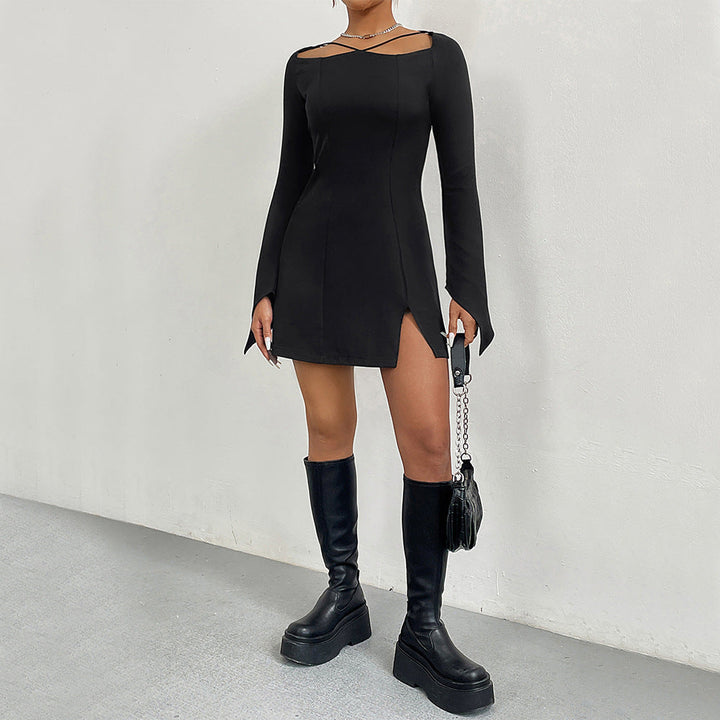 Stilla | Trendy Hulsnit Pullover Mini Nederdel