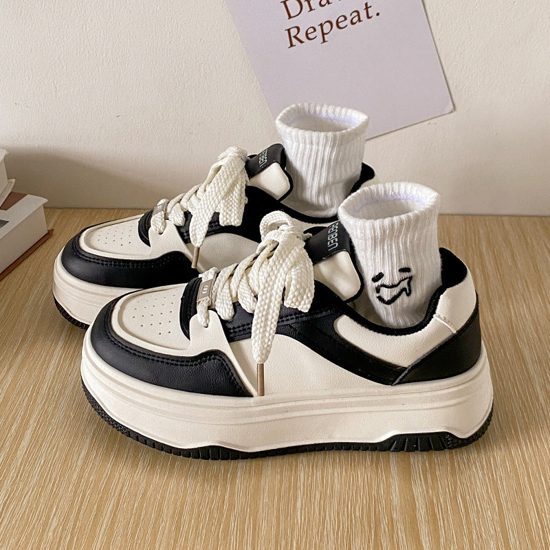 Dame Sneakers med tyk platform og integreret sokkelook Stilla