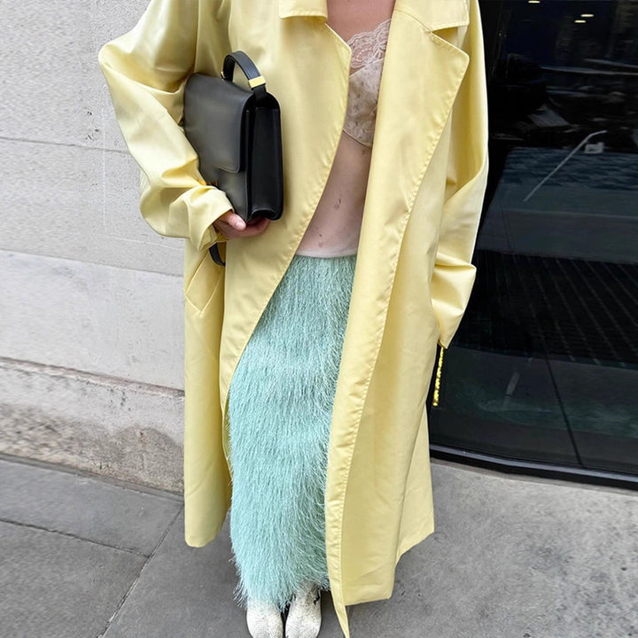 Damer Komfortabel Oversized Trenchcoat Stilla