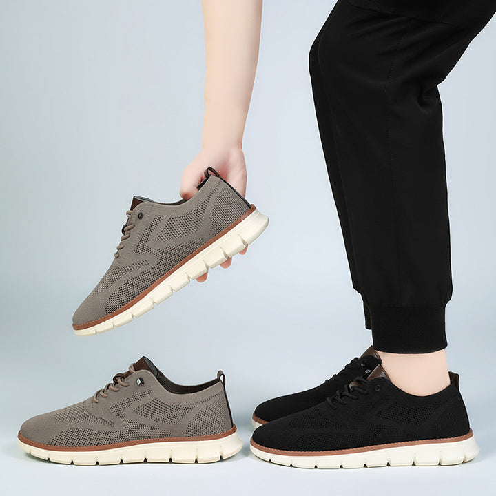 Dame Sneakers med åndbart strikdesign Stilla