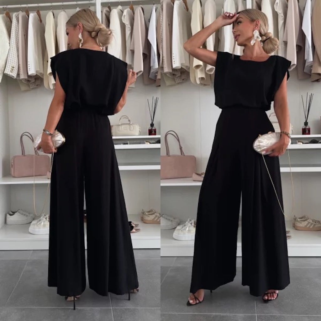 Dame maxikjole med elegant snit Stilla