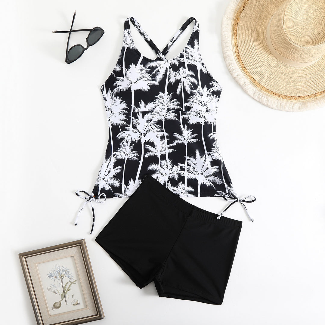 Dame Tankini med alsidig snit og sporty shorts Stilla
