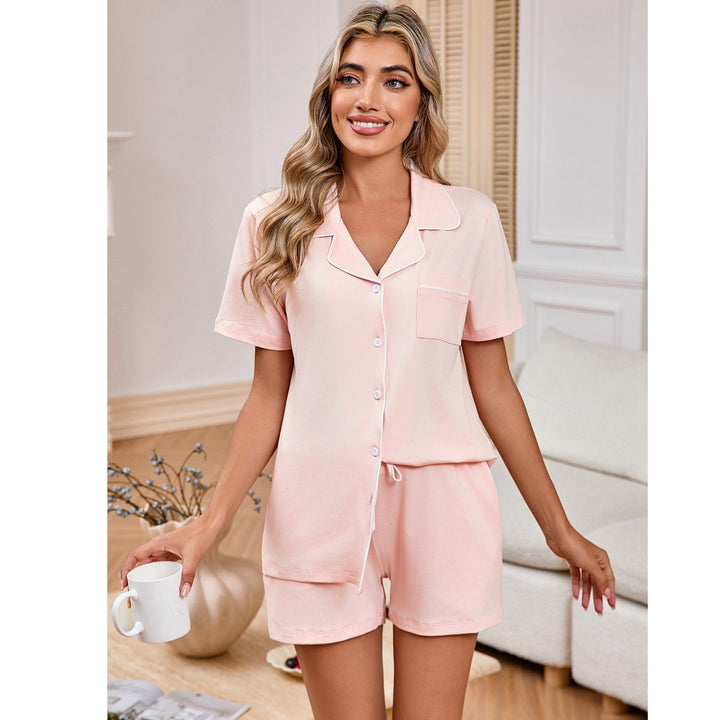 Dame Nattøj Kort Pyjama Sæt Stilla
